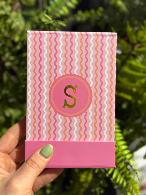 Initial Flip Notepad - Personalized Memo Pad for Notes, Lists & Reminders - Perfect for Office, School & Home Organization