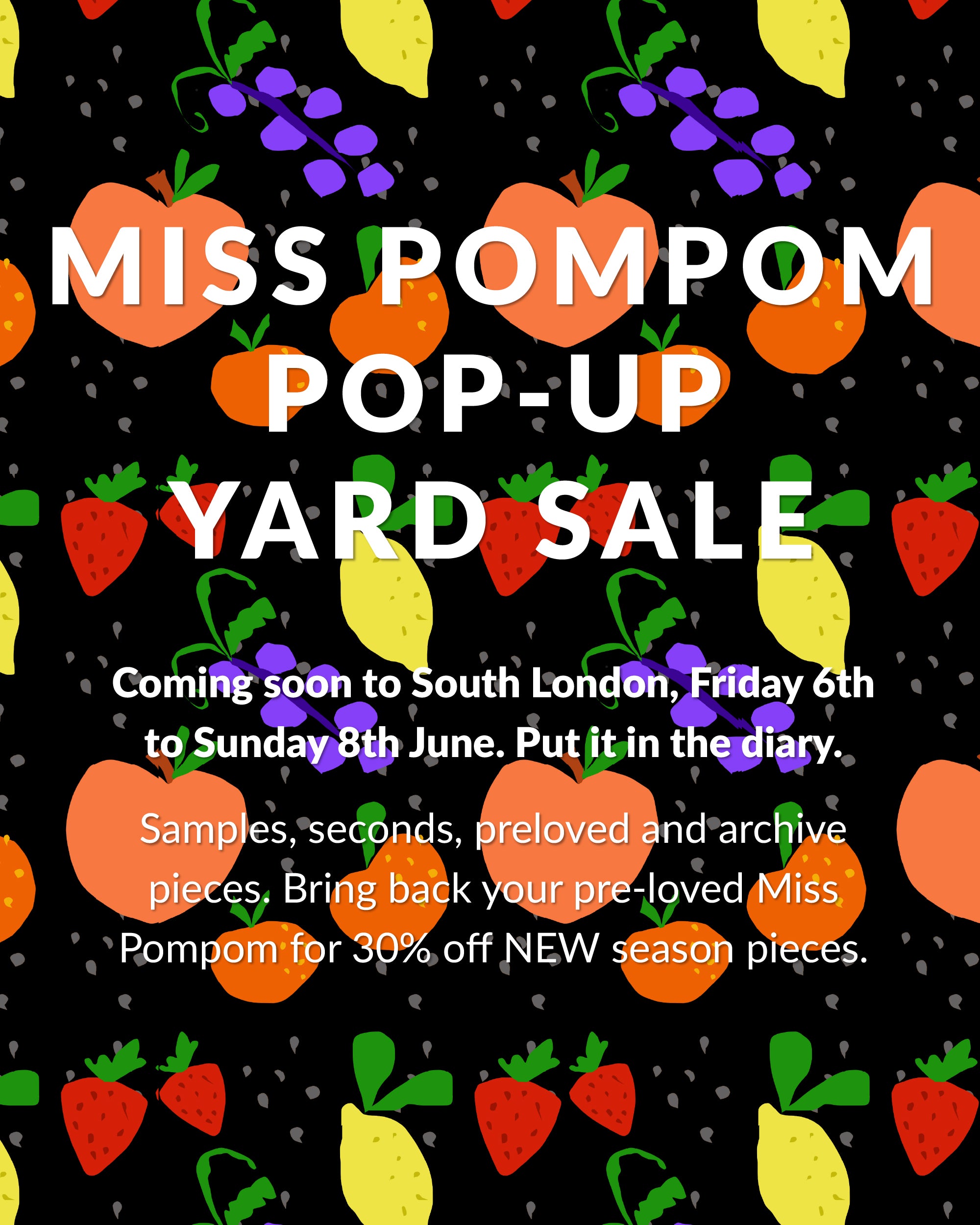 Miss Pompom Pop Up Yard Sale - Vintage & Handmade Treasures for Home Decor, Gifts & Outdoor Markets | Perfect for Flea Markets, Garage Sales & Unique Finds