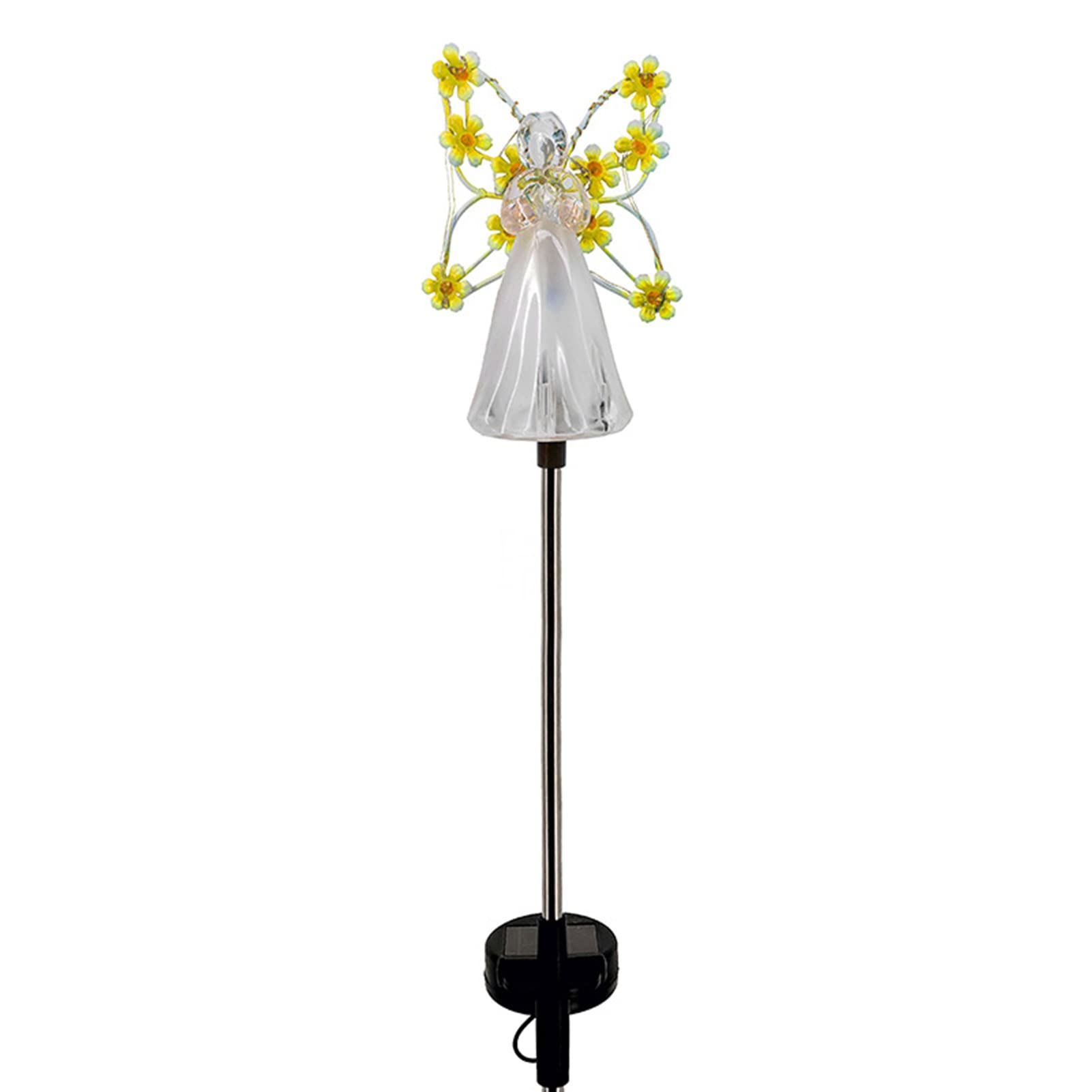 WskLinft Solar LED Garden Stake Lights - Decorative Angel Shape Outdoor Lawn Lamp for Yard & Pathway - Weatherproof Solar-Powered Landscape Lighting for Gardens, Patios & Walkways