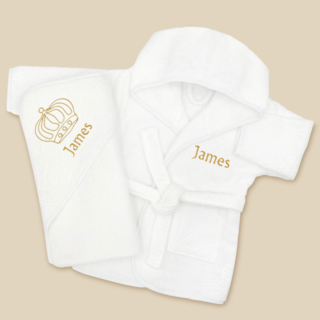 Personalized Little Prince Cozy Cuddles Gift Set for Baby Boys & Girls 1-2 Years - Perfect for Birthdays, Christenings & Nursery Decor