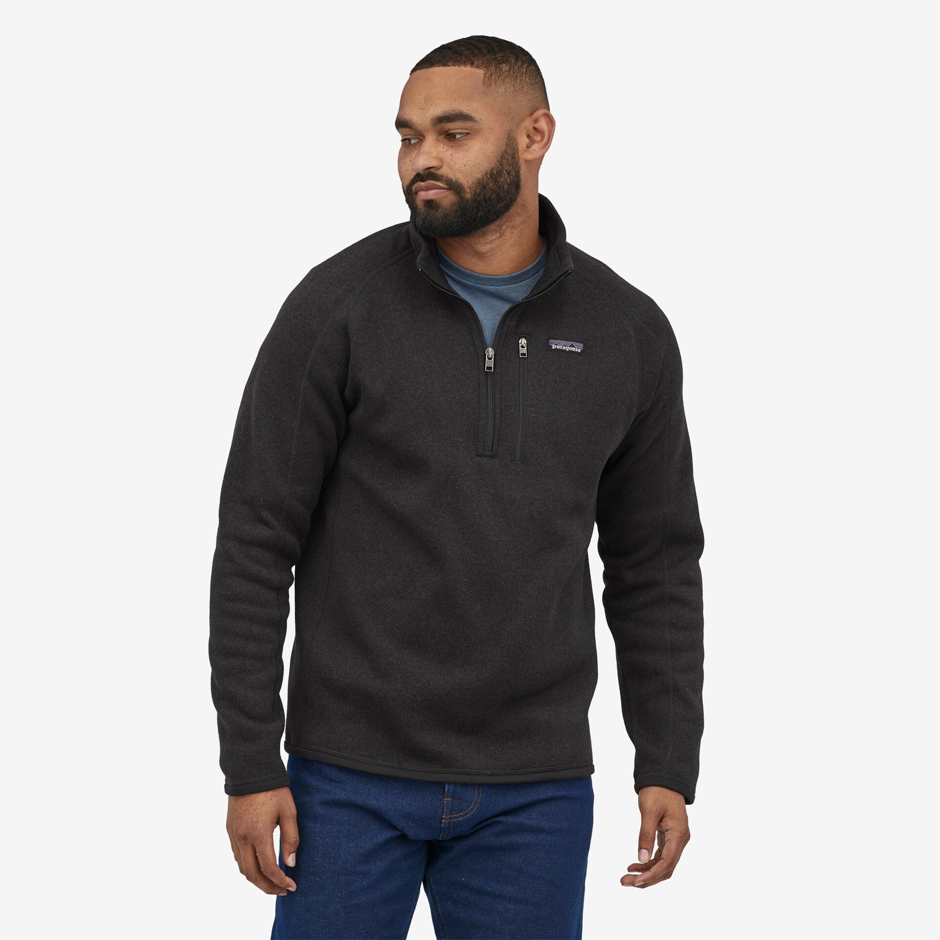 Men's Better Sweater® 1/4 Zip Fleece Jacket - Lightweight Warm Pullover for Hiking & Outdoor Activities (Style 25523)