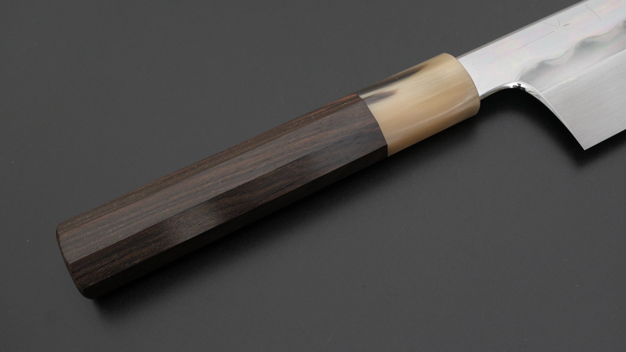 Hitohira Togashi White #1 Notaremon Mizu Honyaki Gyuto 240mm Japanese Chef Knife with Taihei Ebony Handle & Saya - Premium Kitchen Knife for Professional Chefs & Home Cooking