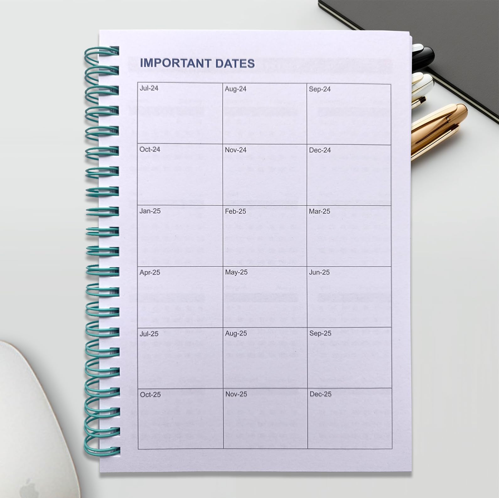 2025-2026 Planner with Weekly & Monthly Layout - January 2025 to June 2026 Daily Organizer - 5.2