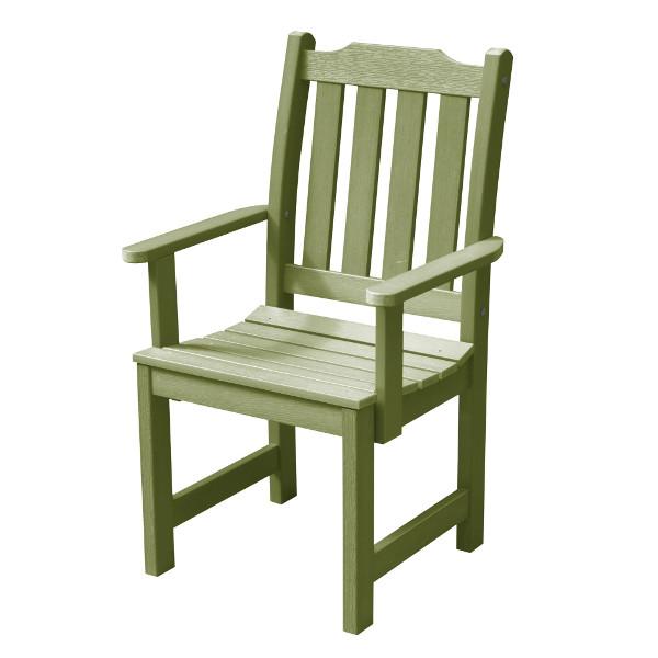 Eco-Friendly Recycled Plastic Outdoor Dining Armchair - Durable & Weather-Resistant Patio Chair for Garden, Deck, and Poolside Use