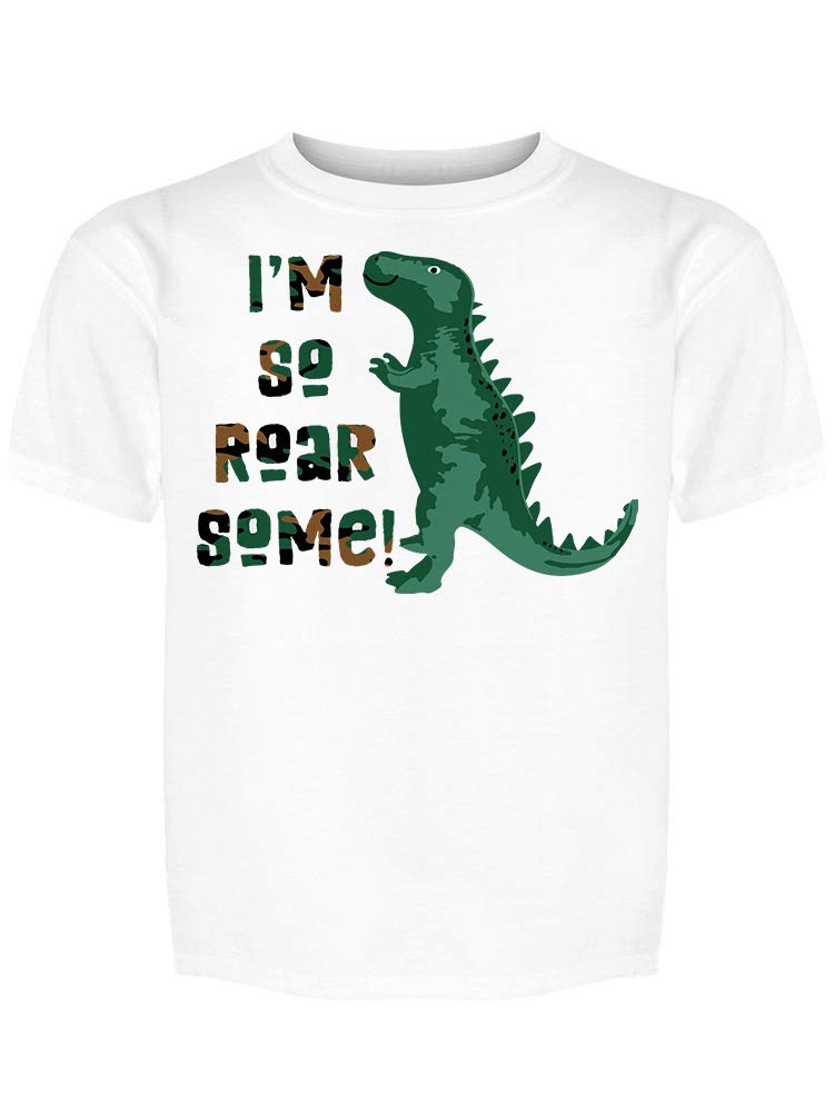 Im So Roar Some Dinosaur T-Shirt for Men - Funny Dino Graphic Tee - Perfect for Casual Wear, Gifts & Jurassic Theme Parties
