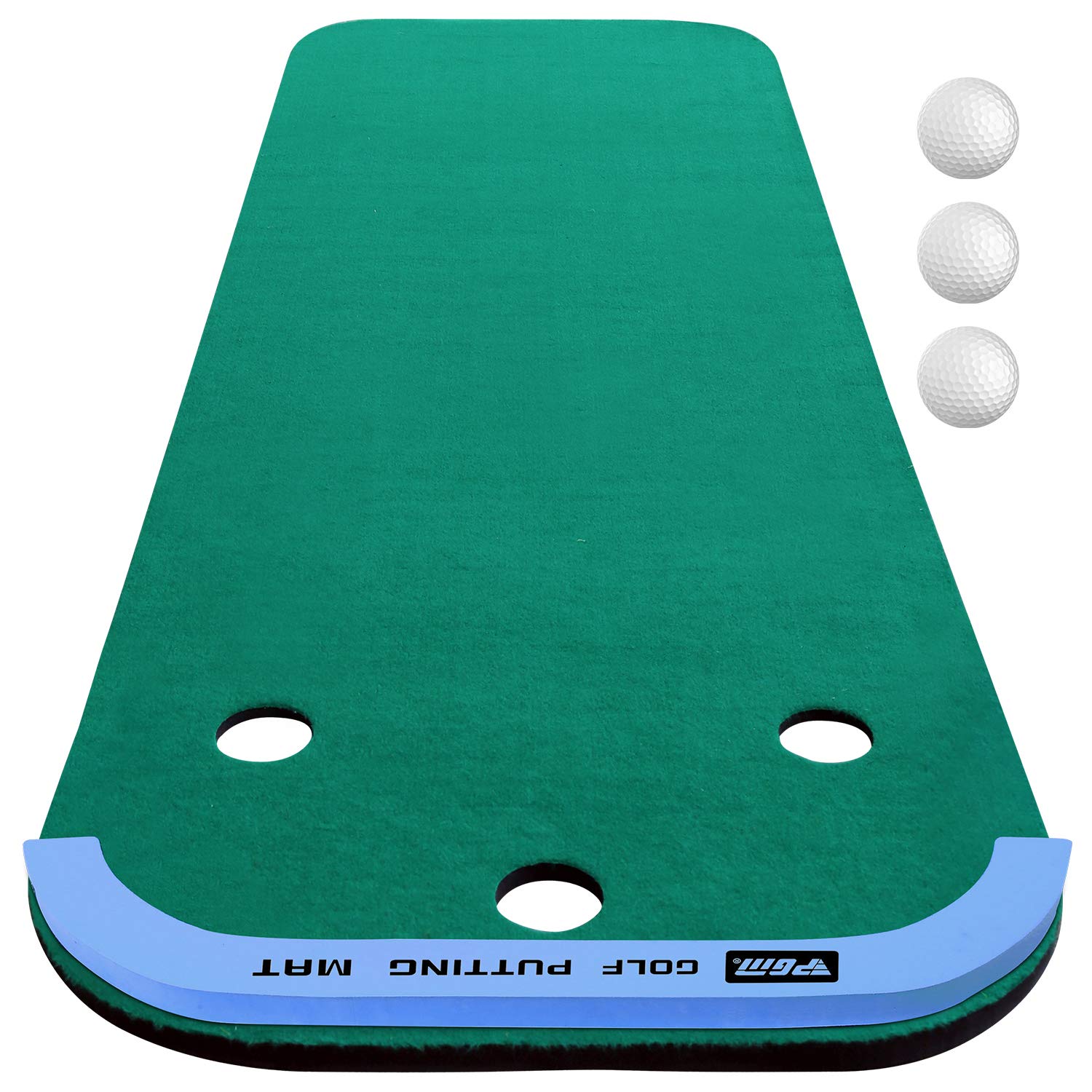 PGM Golf Perfect Putting Green Mat - Professional Indoor Golf Practice Mat for Training & Gifts | Ideal for Home, Office & Game Room Practice