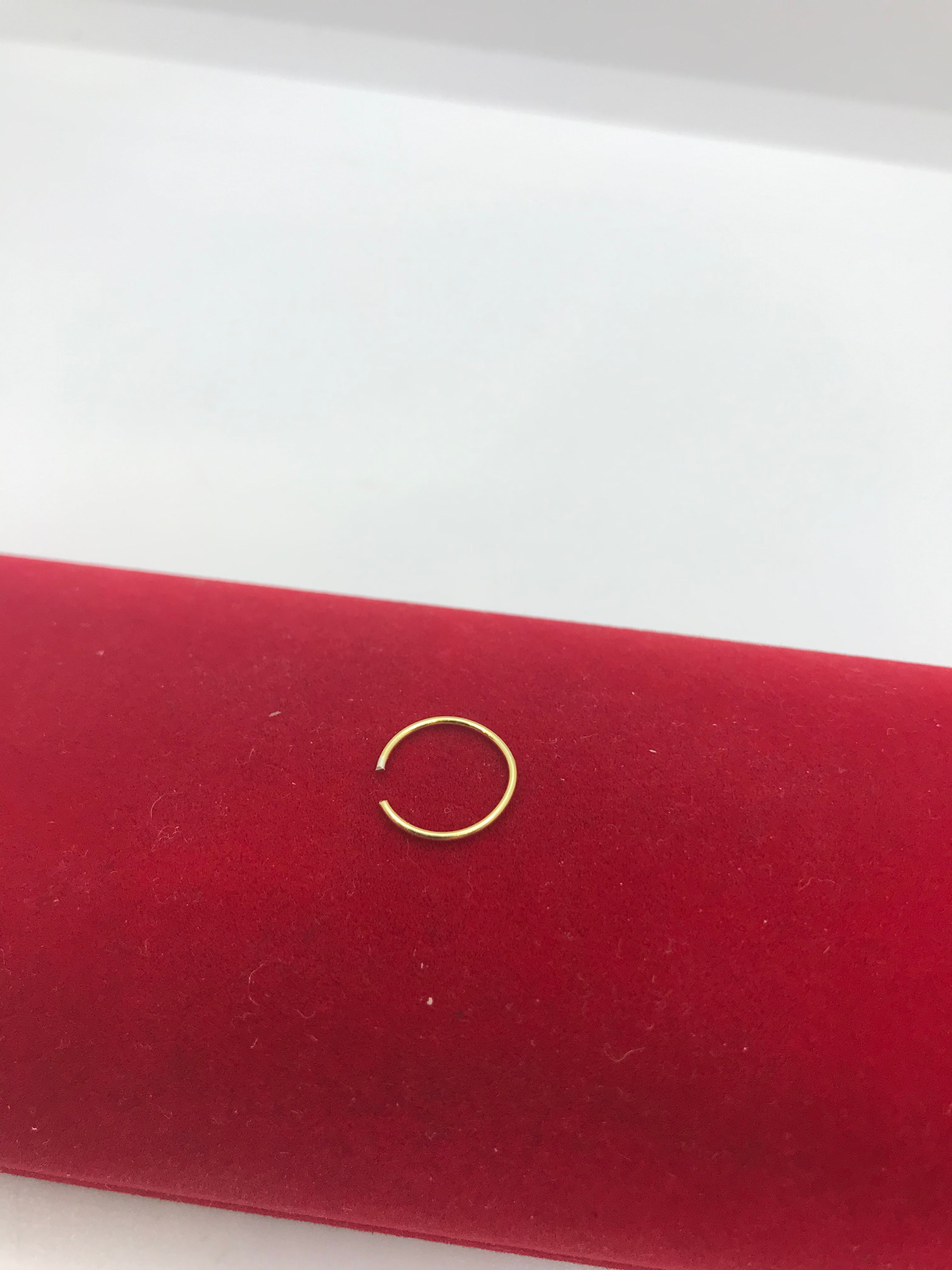Simple & Stylish Plain Nose Rings for Women - Hypoallergenic Surgical Steel Nose Hoops - Perfect for Everyday Wear, Parties & Special Occasions