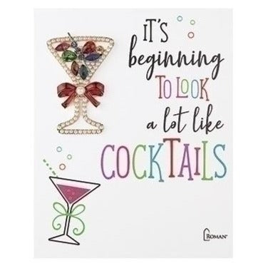 2 Pack Christmas Cocktail Pins - Festive Holiday Drink Pins for Bartenders, Party Favors, and Christmas Decorations - Perfect for Cocktail Parties, Gift Exchanges, and Holiday Celebrations