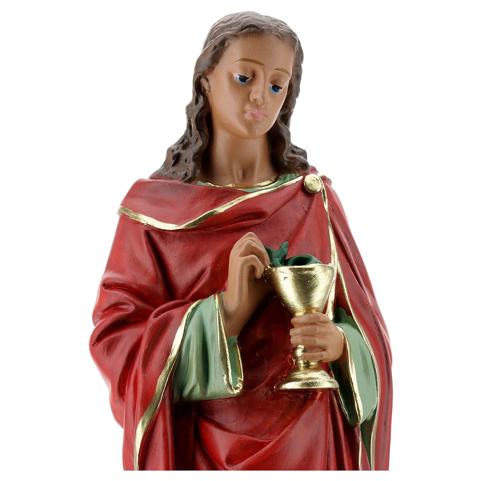 St. John The Evangelist 30cm Chalk Statue - Religious Home Decor & Catholic Gifts - Perfect for Church Altars, Home Shrines & Christian Collections