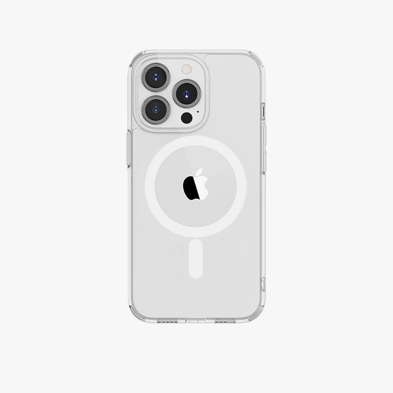 Premium iPhone 15 Pro Leather Flip Case with MagSafe - Slim Protective Cover with Clear Back for Wireless Charging | Perfect for Work, Travel & Everyday Use