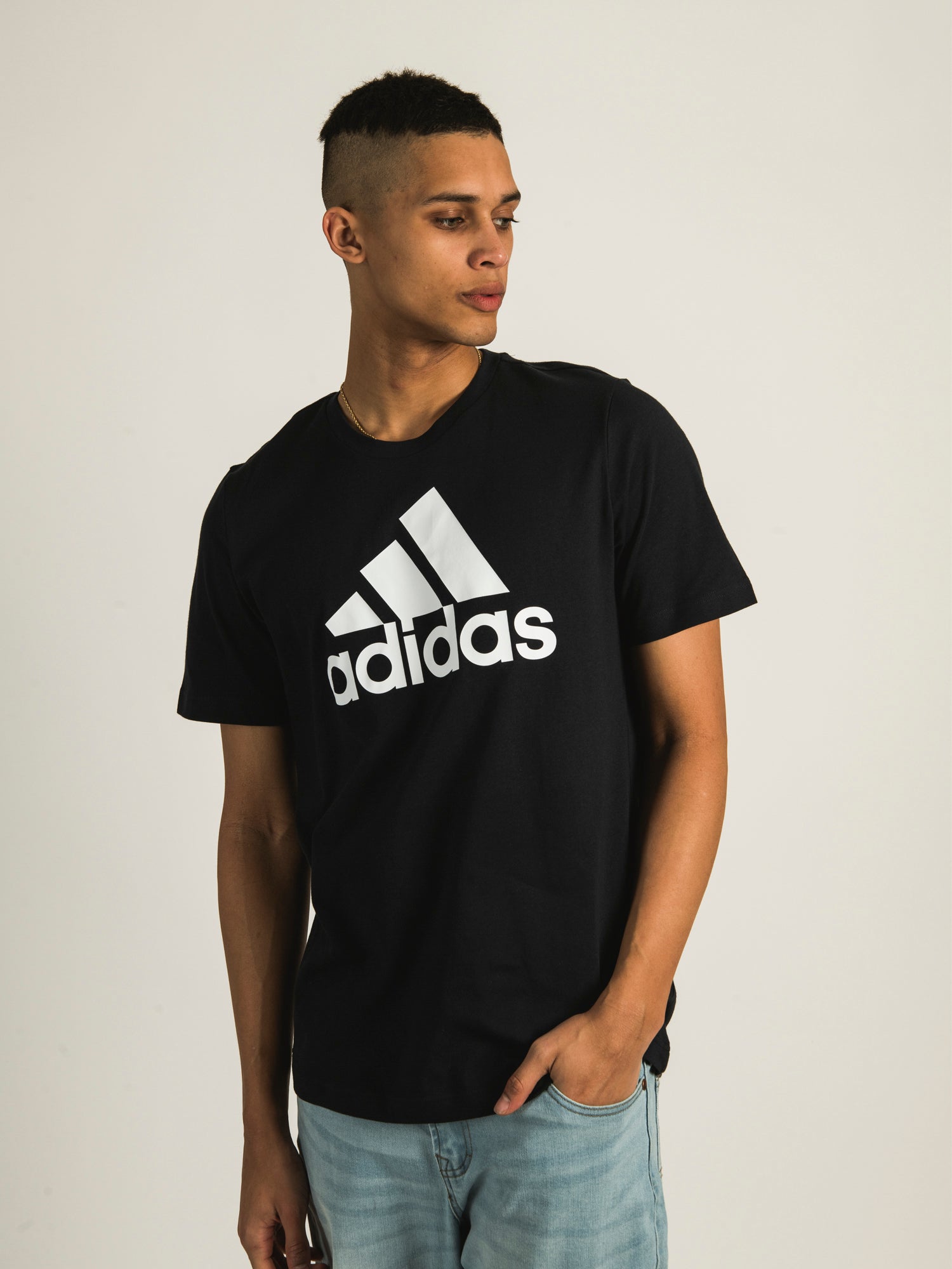 Adidas Essentials Big Logo T-Shirt for Men & Women - Comfortable Cotton Casual Tee - Clearance Sale - Perfect for Gym, Workout, and Everyday Wear