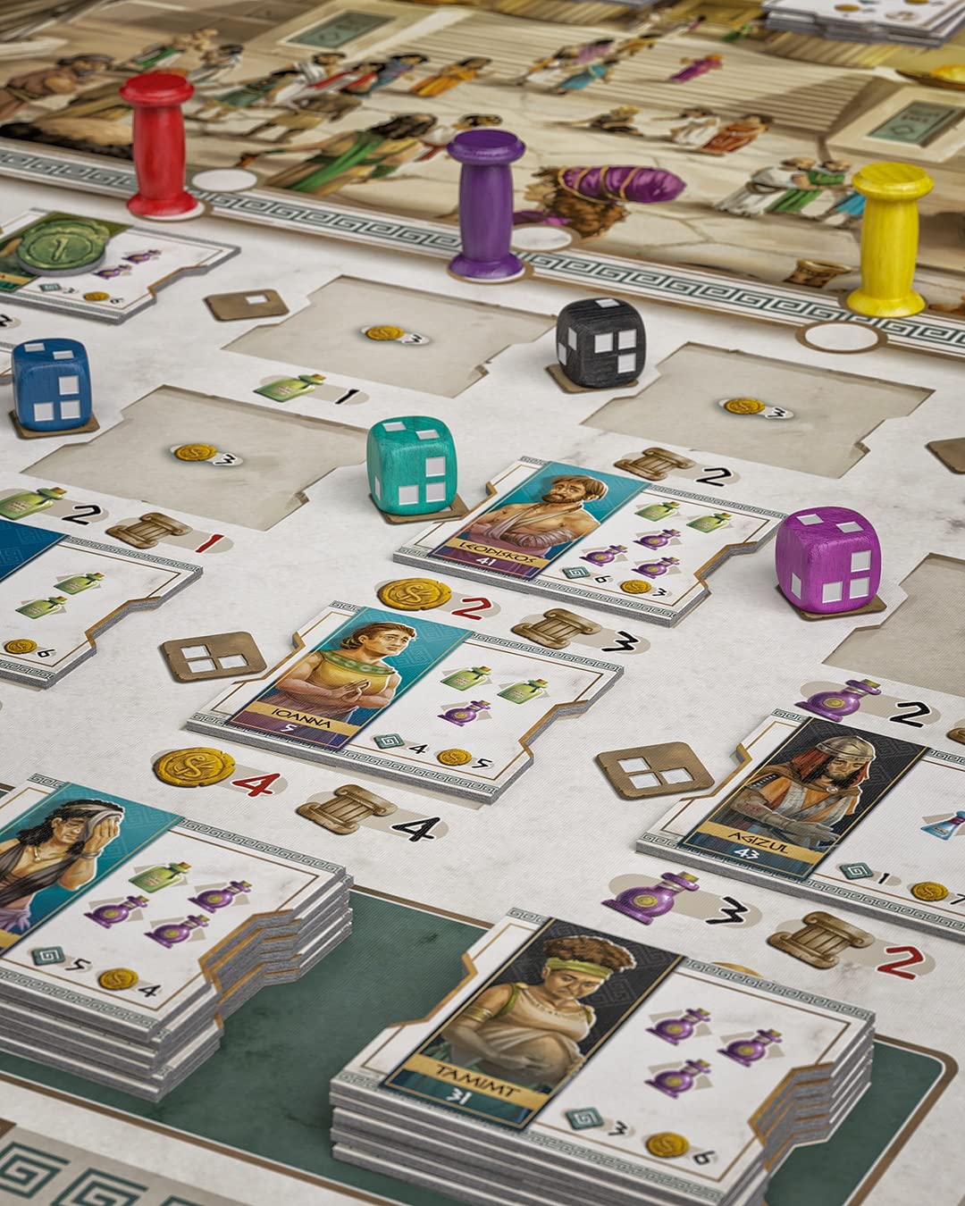 Hippocrates Strategy Board Game by Game Brewer | 1-4 Players | Family Board Game for Adults & Teens 12+ | 90 Min Playtime | English Edition | Perfect for Family Game Nights, Parties & Strategy Lovers