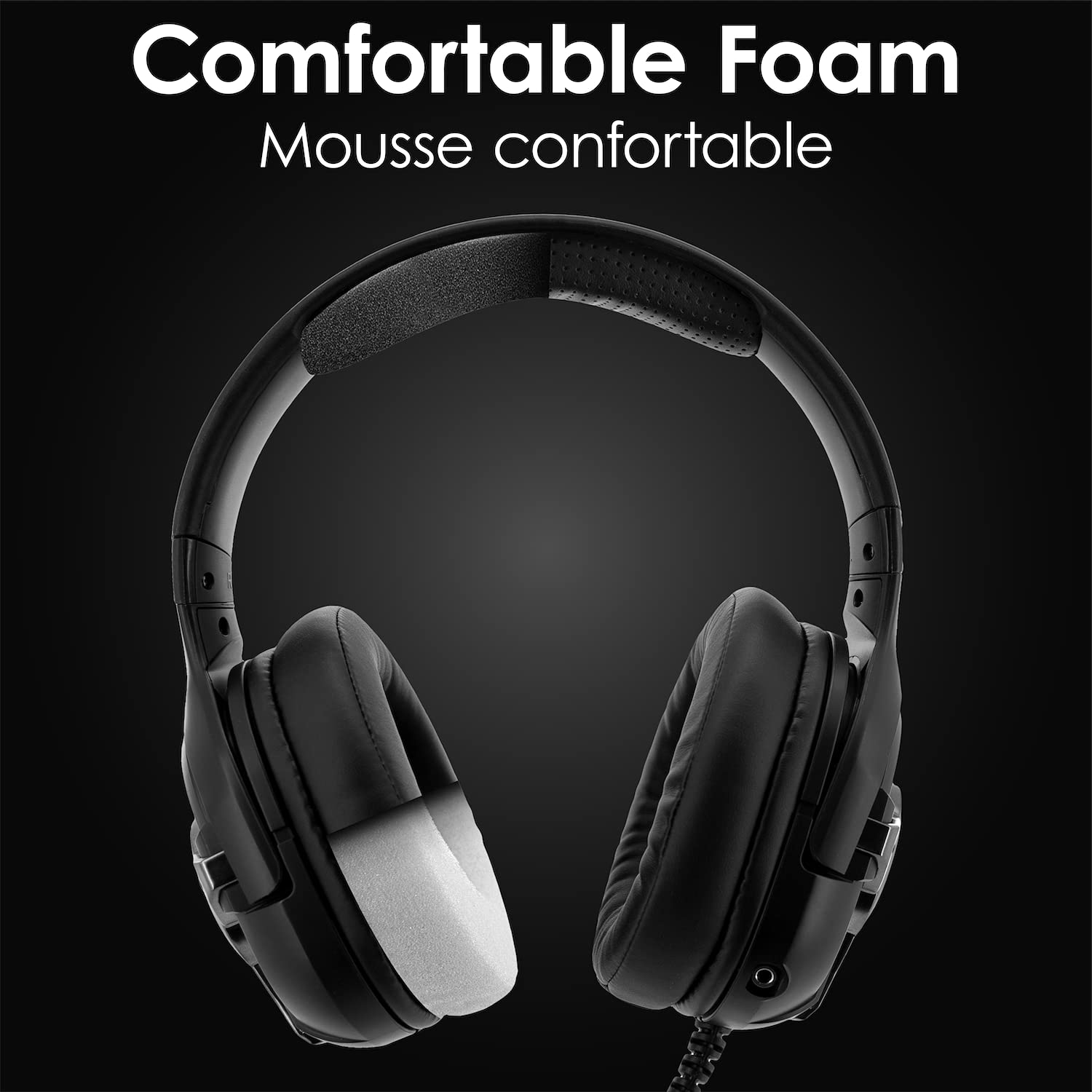 EMPIRE GAMING WarCry G-W10 RGB Gaming Headset with 7.1 Virtual Surround Sound, Noise Cancelling Mic - Compatible with PS4/PS5, Xbox One Series, PC & Mac - Detachable Mic & Remote Control - Perfect for FPS, Streaming & Online Gaming