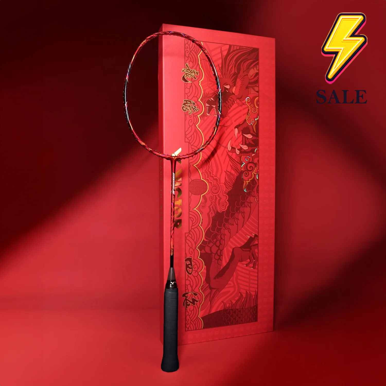 Victor JetSpeed Chinese New Year Gift Box - Premium Badminton Set for Festive Gifting & Family Sports Activities