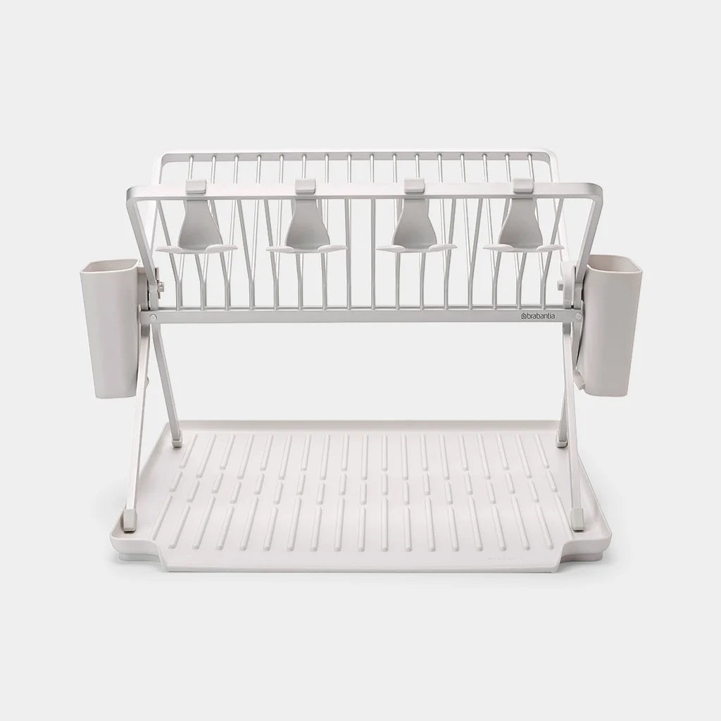 Foldable Dish Drying Rack - Space Saving Kitchen Organizer for Countertop, Sink, and Cabinet - Perfect for Small Apartments, RVs, and Camping