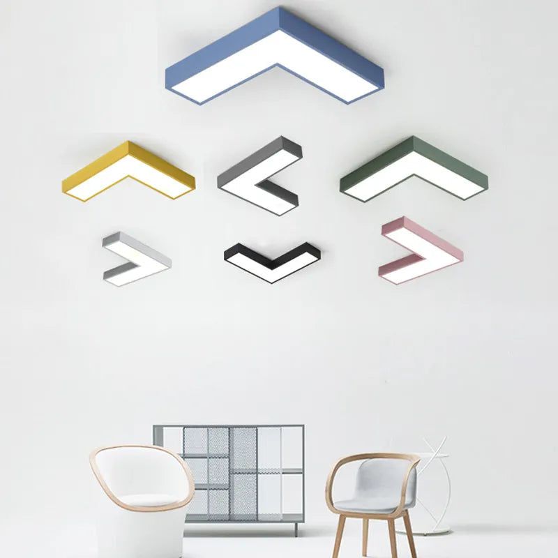 Tetris Arrows LED Light Panels - Modern Ceiling & Wall Lighting for Home, Office, and Gaming Room Decor - Perfect for Bedrooms, Living Rooms, and Entertainment Spaces