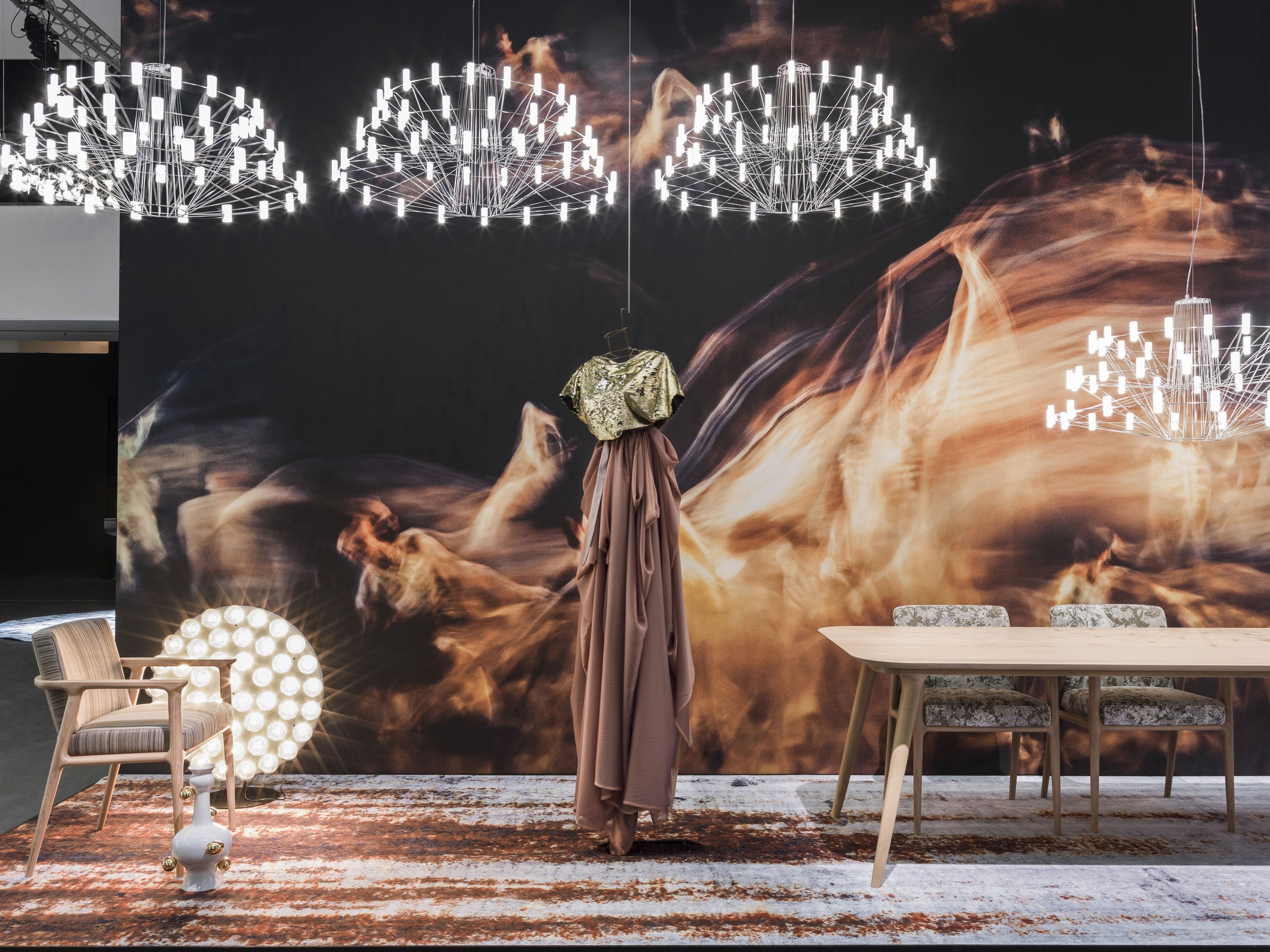 Coppelia Suspended - Elegant Hanging Decor for Home & Office | Perfect for Living Rooms, Bedrooms, and Event Spaces