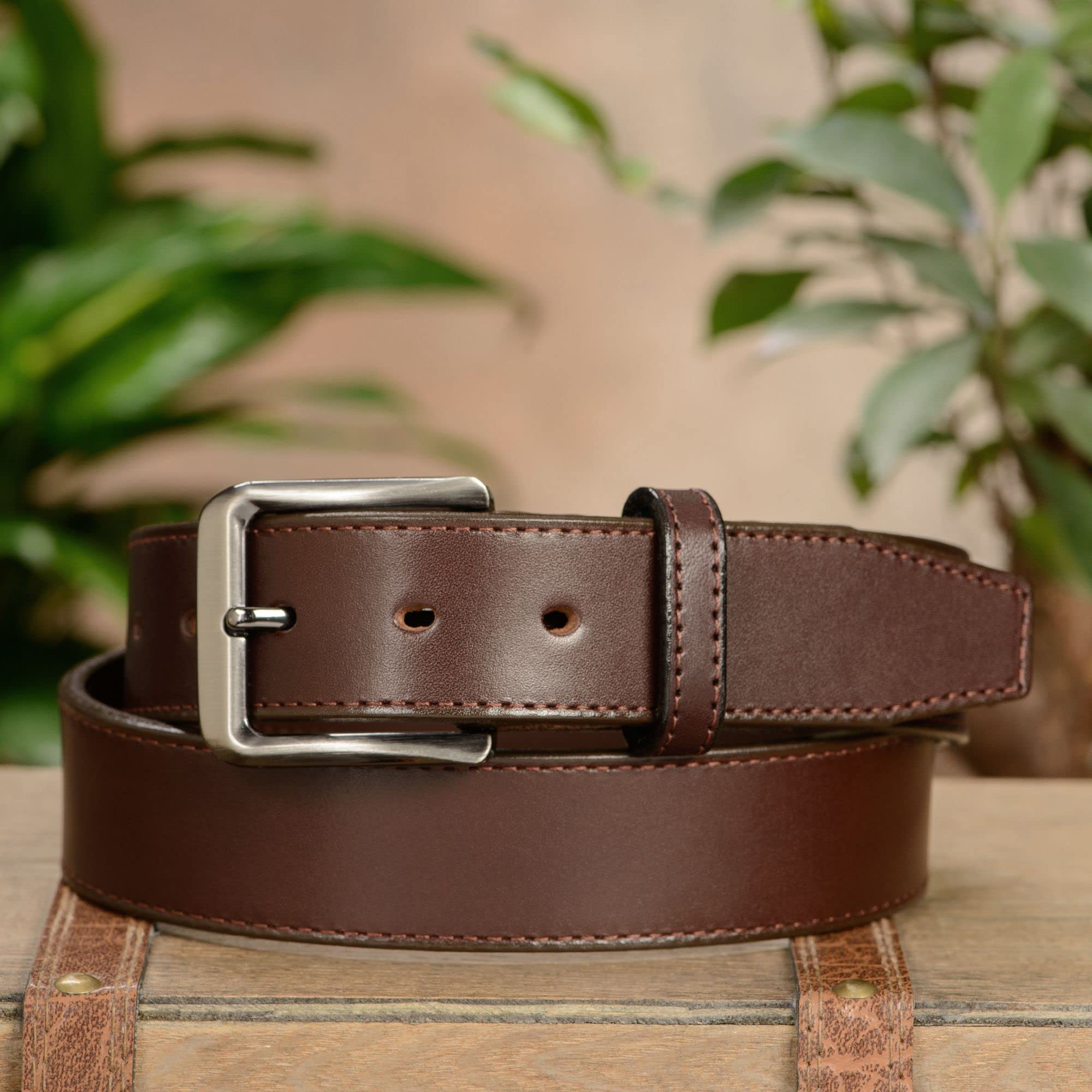 Premium Bullhide Leather Belt for Men - 1.50