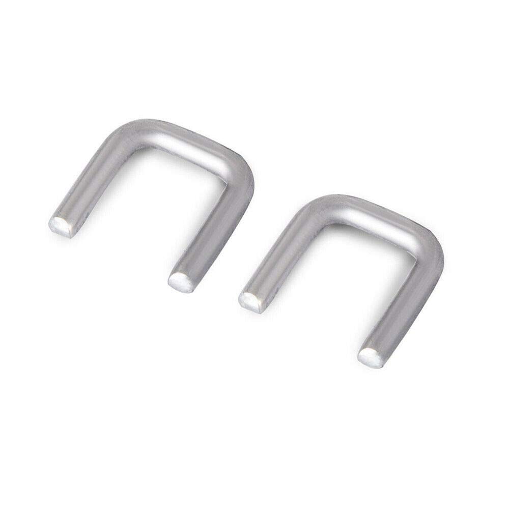 5 Boxes Aluminum U-Shape Sausage Clips (4000pcs/Box) - Heavy Duty U-Clips for Sausage Tying, Commercial Food Processing & Supermarket Tightening Machines