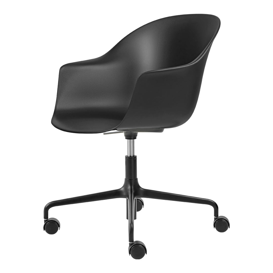 Ergonomic Bat Meeting Chair with 4-Star Base & Smooth-Rolling Casters - Height Adjustable Office Chair for Conference Rooms & Home Workspaces