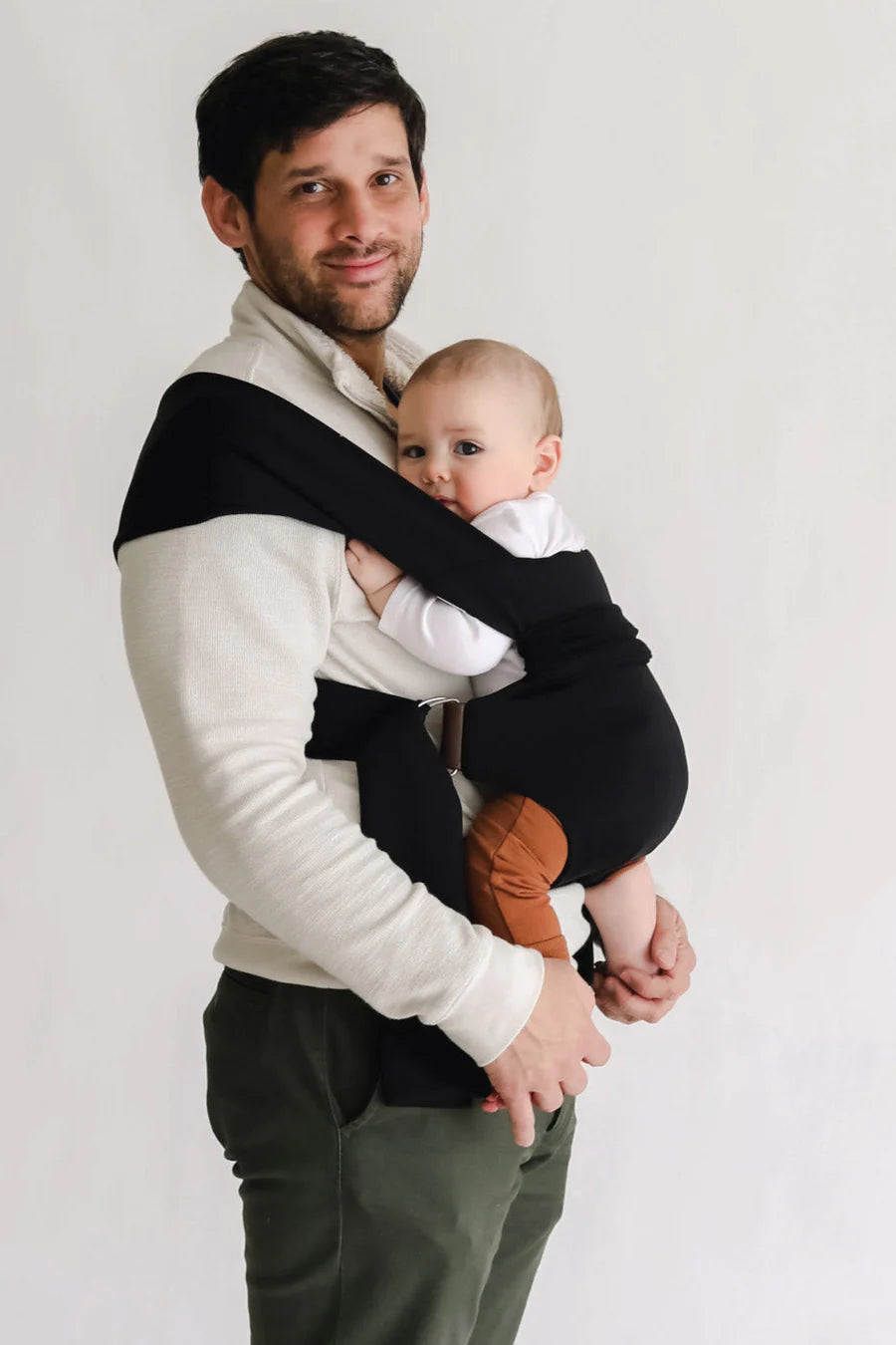 Lalabu Baby Wrap Carrier - Soft & Comfortable Infant Sling for Newborns to Toddlers | Hands-Free Baby Wearing Solution for Parents | Perfect for Shopping, Hiking & Daily Errands