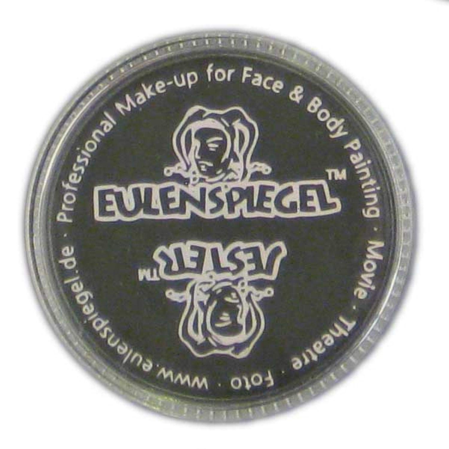 Owl Mirror Cream Make-Up Black - Waterproof & Long-Lasting for Halloween, Cosplay & Theatrical Costumes