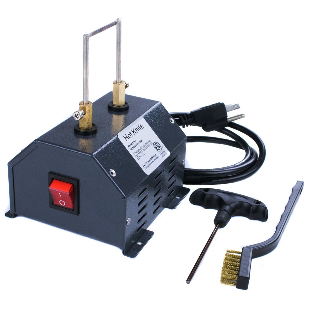 BENCH MOUNT ELECTRIC ROPE CUTTER H1200 - Heavy Duty Industrial Cord Cutting Tool in Space Gray | Perfect for Marine, Construction & DIY Projects