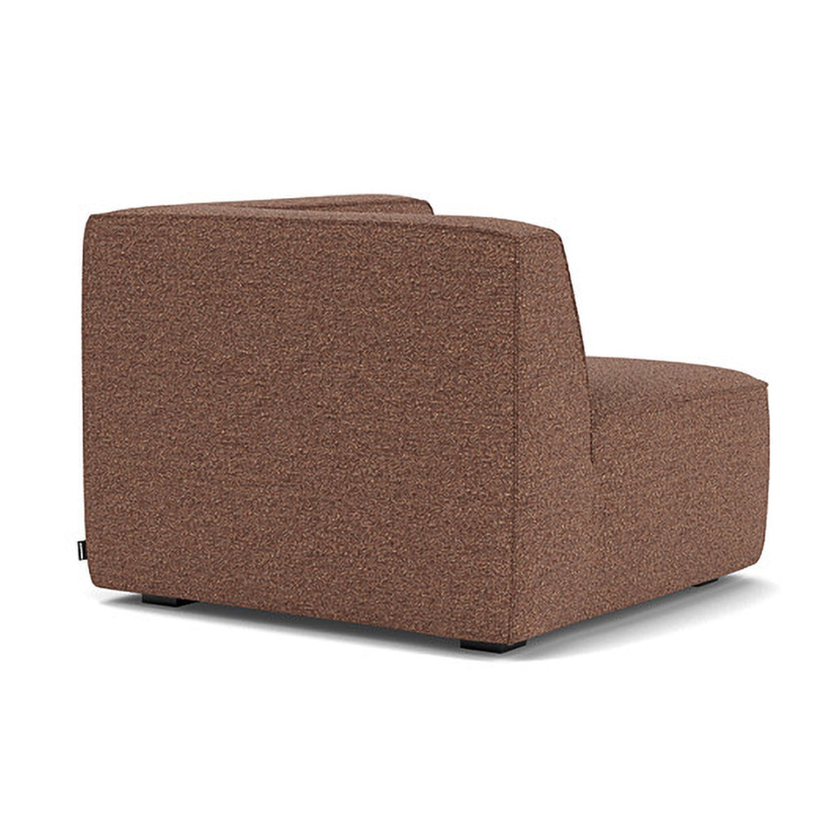 Dane Boucle 1-Seater Left Corner Modular Sofa - Modern Accent Chair for Small Spaces, Living Room, Apartment & Office - Soft Fabric Upholstery with Sturdy Frame