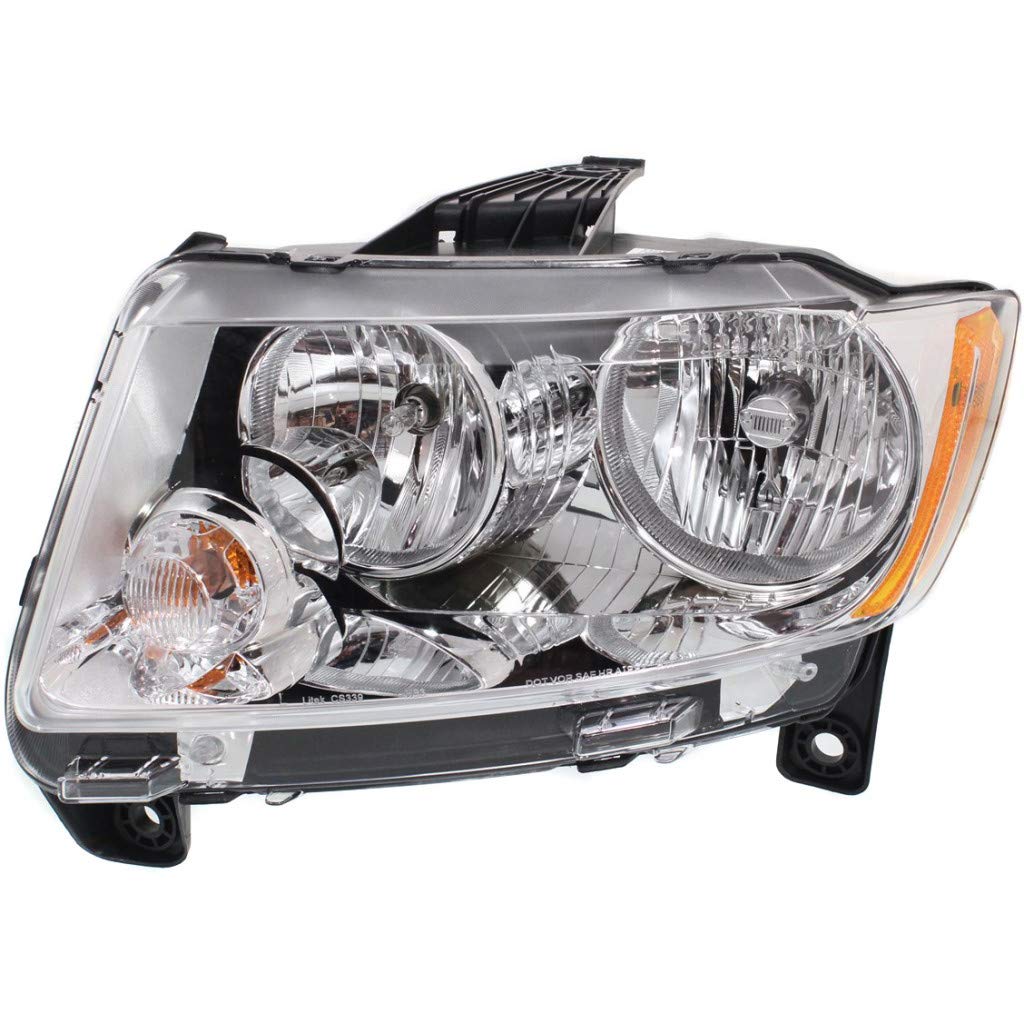 Jeep Grand Cherokee Headlight Assembly Driver Side 2011-2013 - CH2502224 Replacement Part for Improved Night Driving & Off-Road Visibility
