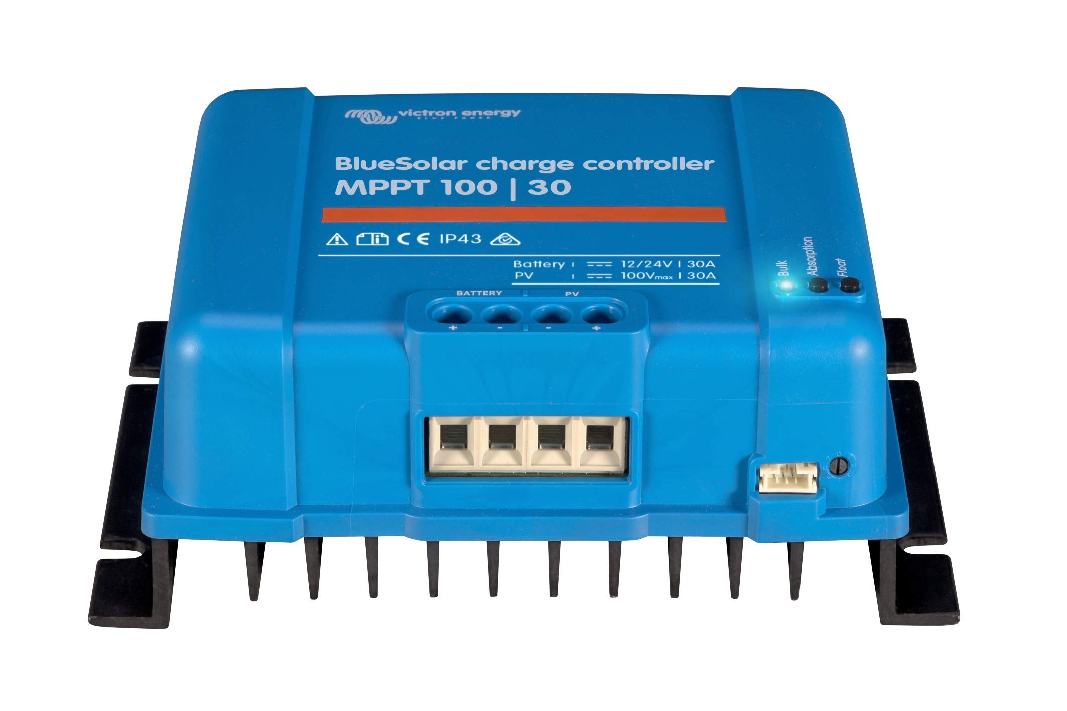 Victron Energy BlueSolar MPPT 100V 30A Solar Charge Controller for 12V/24V Batteries - Perfect for RV, Marine, Off-Grid & Home Solar Power Systems