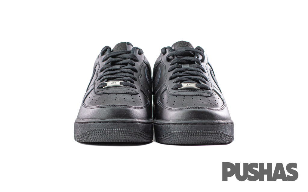 Nike Air Force 1 Low '07 Black Black Sneakers (2022) - Men's Basketball Shoes for Casual Wear & Street Style