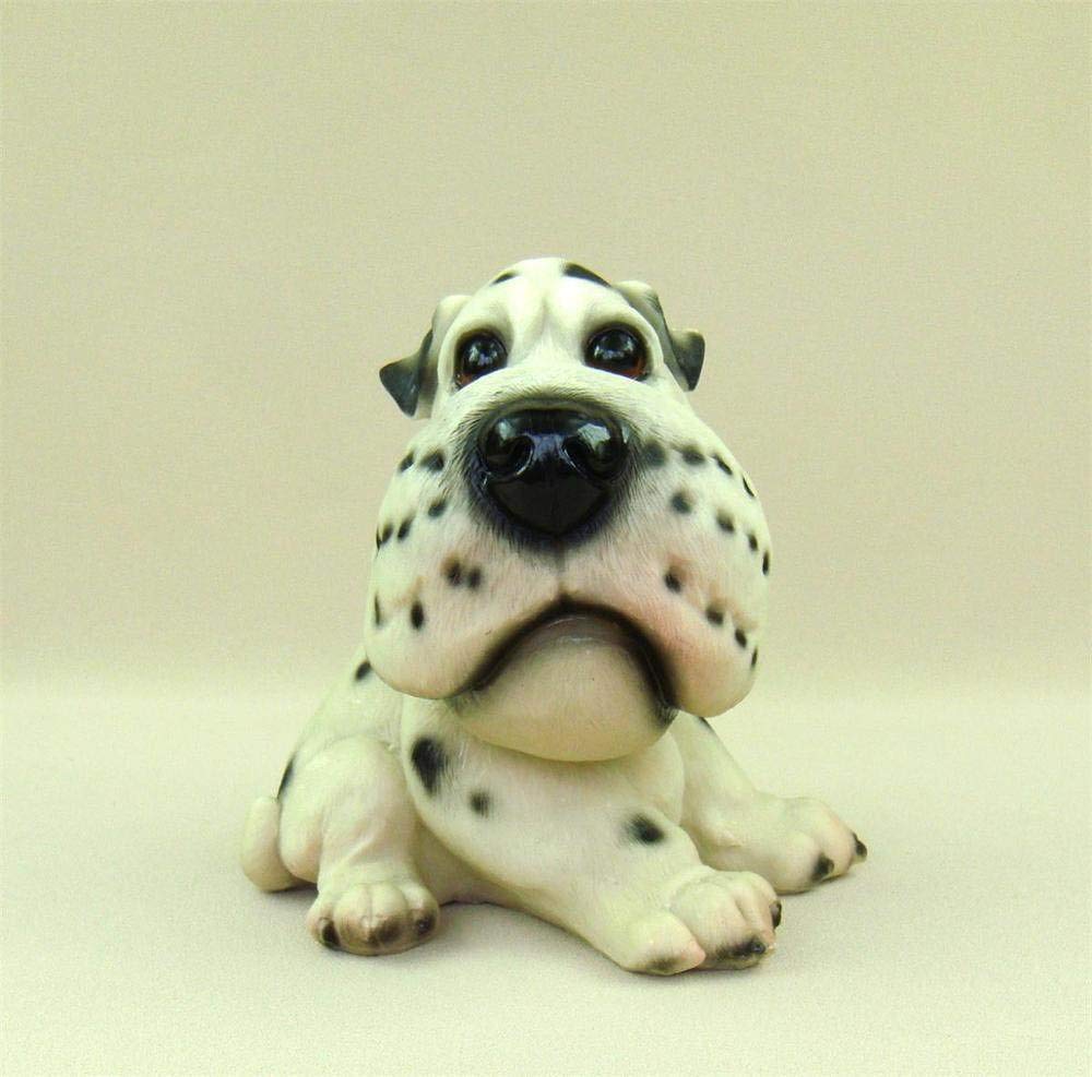 Handmade Cartoon Pet Dog Statue - Abstract Animal Sculpture for Home Decor, Modern Art Figurine, Unique Room Ornament & Birthday Gift (White) | Perfect for Living Room, Bedroom, Office & Gift Giving