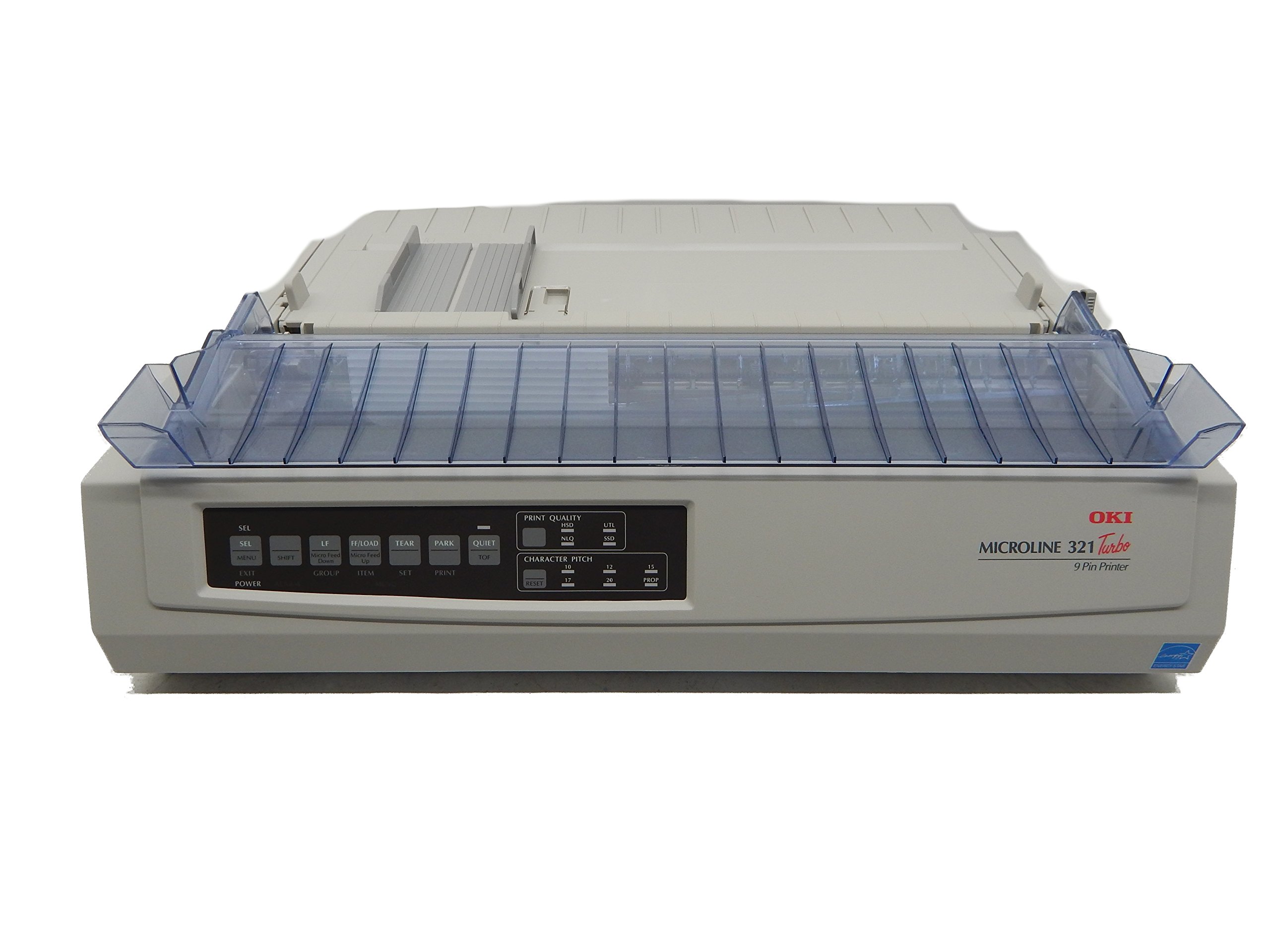 OKI 62411701 Microline 321 Turbo High-Speed Dot Matrix Impact Printer for Receipts, Invoices & Shipping Labels - Ideal for Retail, Warehouse & Office Use