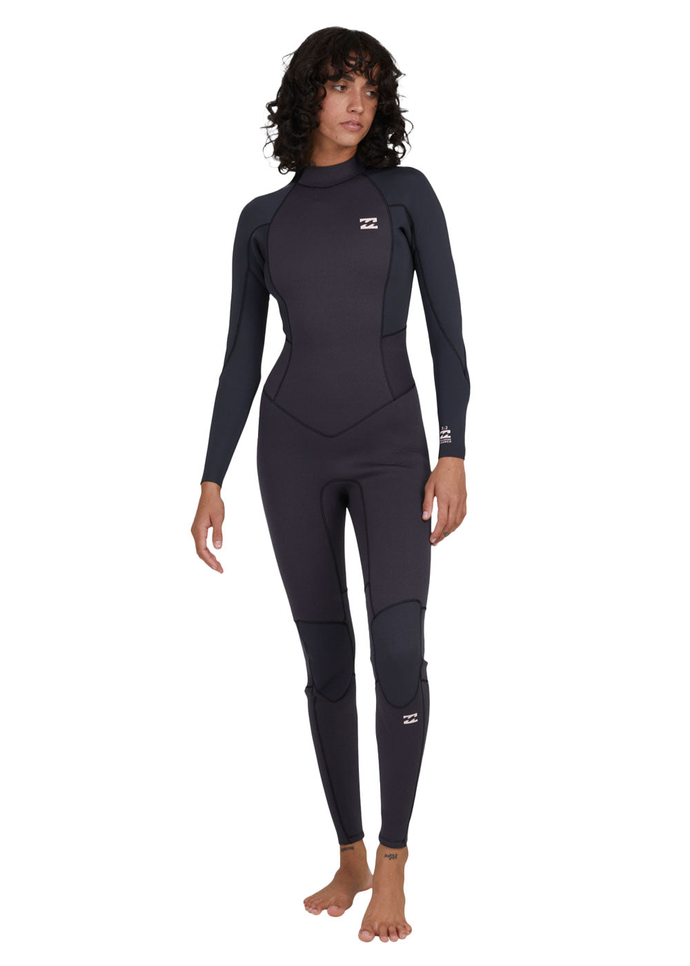 Billabong Women's 3/2mm FL Back Zip Steamer Wetsuit - Surfing, Diving & Water Sports Full Body Swimsuit for Cold Water Protection
