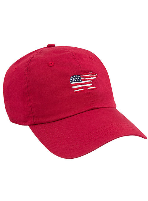 Jack Nicklaus USA Red Bear Ahead Cap - Adjustable Golf Hat for Men & Women - Perfect for Golfing, Outdoor Sports & Casual Wear