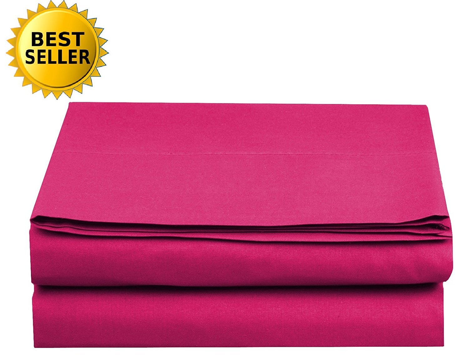 Luxury 1500 Thread Count Queen Size Fitted Sheet - Wrinkle-Free, Hotel Quality, Soft & Breathable - Perfect for Master Bedroom, Guest Room, or Airbnb - Pink