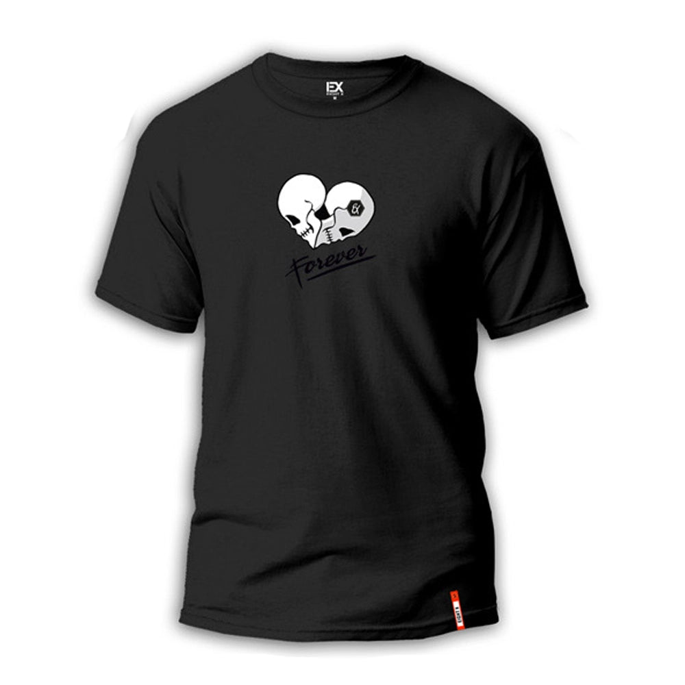 Eight X Immortal Graphic T-Shirt - Black Textured Cotton Tee for Men | Trendy Streetwear & Casual Outfit Essential