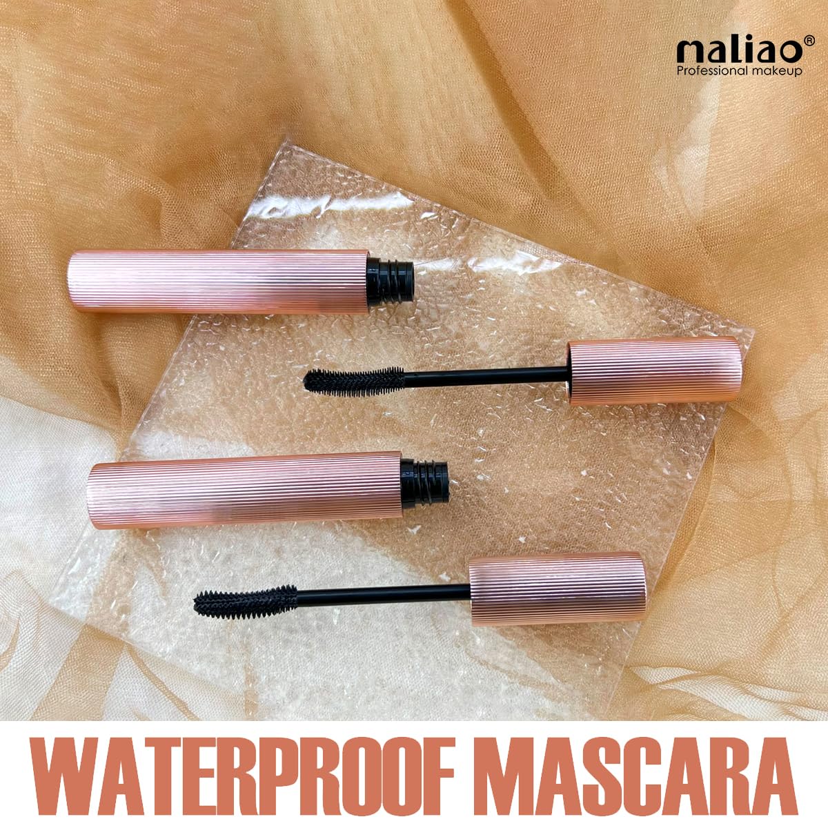 Maliao HD Dense Waterproof Mascara - Long Lasting Volumizing & Lengthening Mascara for Dramatic Lashes | Perfect for Daytime Wear, Night Out & Special Occasions