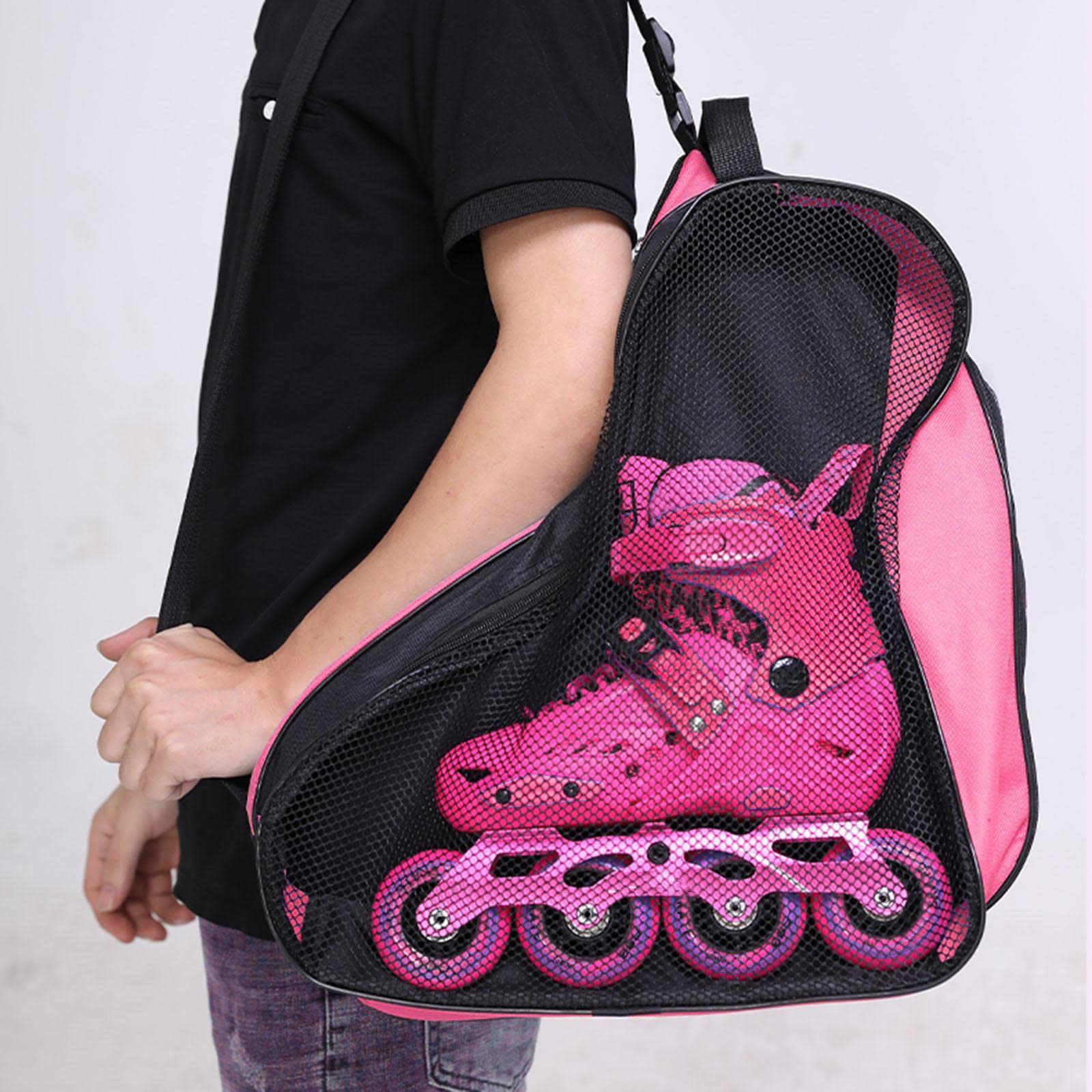 Fancyes Breathable Roller Skating Shoes Storage Bag for Boys & Girls - Perfect for Roller Skates & Inline Skates - Great for Rink, Park & Travel