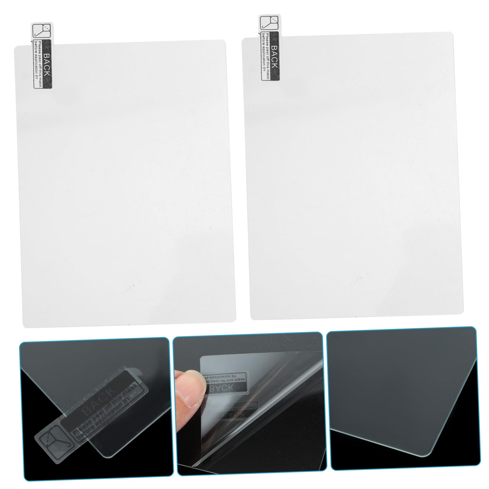 Jojofuny 2-Pack HD Screen Protector for E-Readers - Anti-Glare Tempered Glass Film Full Coverage Screen Protector Replacement - Perfect for Kindle, Kobo & Nook (Reading at Home, Travel & Outdoor Use)