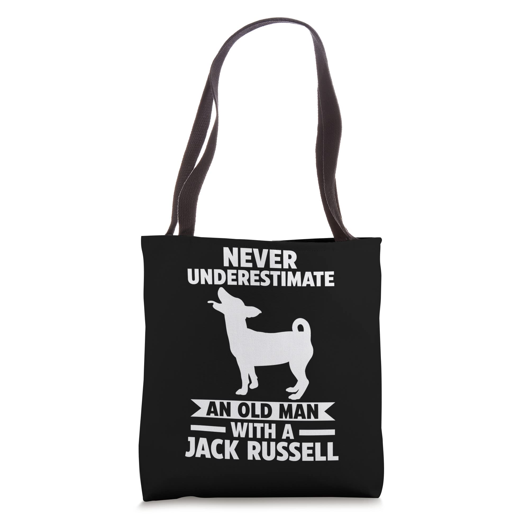 Jack Russell Terrier Tote Bag - Durable Canvas Shoulder Bag for Dog Lovers, Pet Owners & Vintage Style Enthusiasts | Perfect for Grocery Shopping, Beach Trips & Daily Use