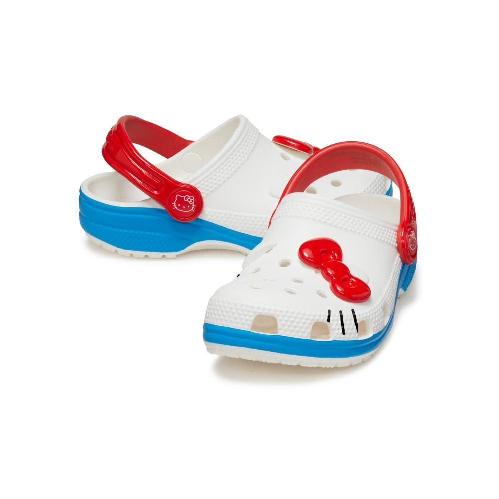 Crocs Unisex-Child Classic Hello Kitty Clogs | Comfortable Kids Sandals for Playtime, Beach & Everyday Wear