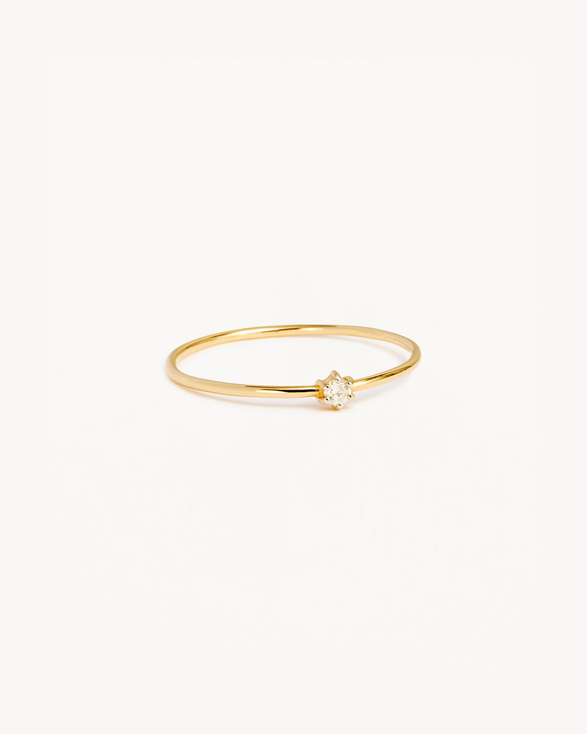 14K Solid Gold Sweet Droplet Diamond Ring for Women - Dainty Elegant Wedding Engagement Promise Gift - Perfect for Anniversaries, Valentine's Day & Special Occasions