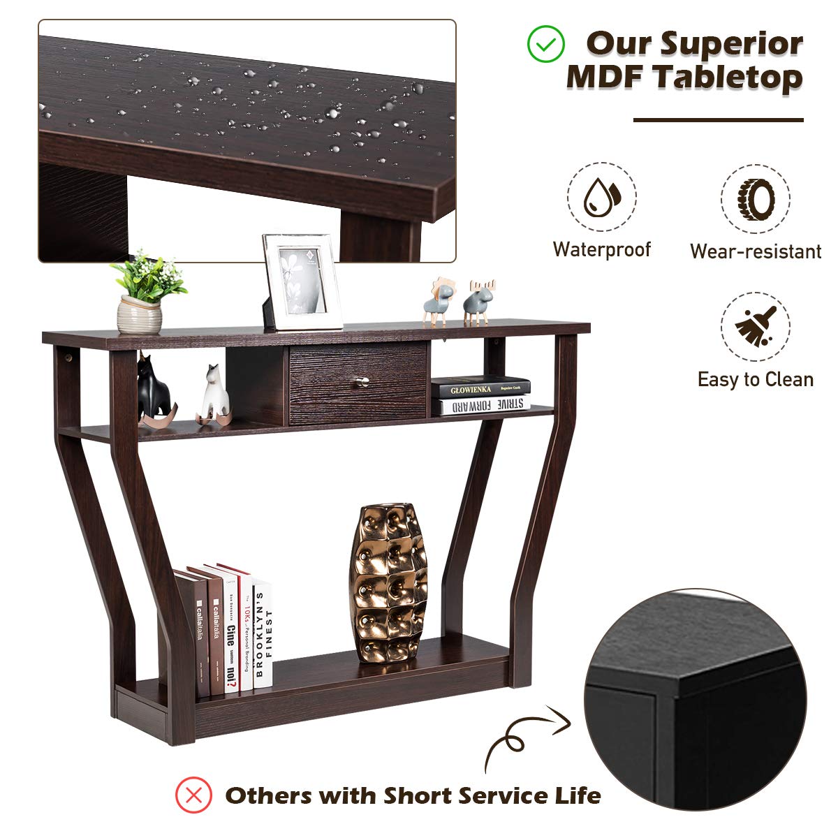 3-Tier Console Table, 47