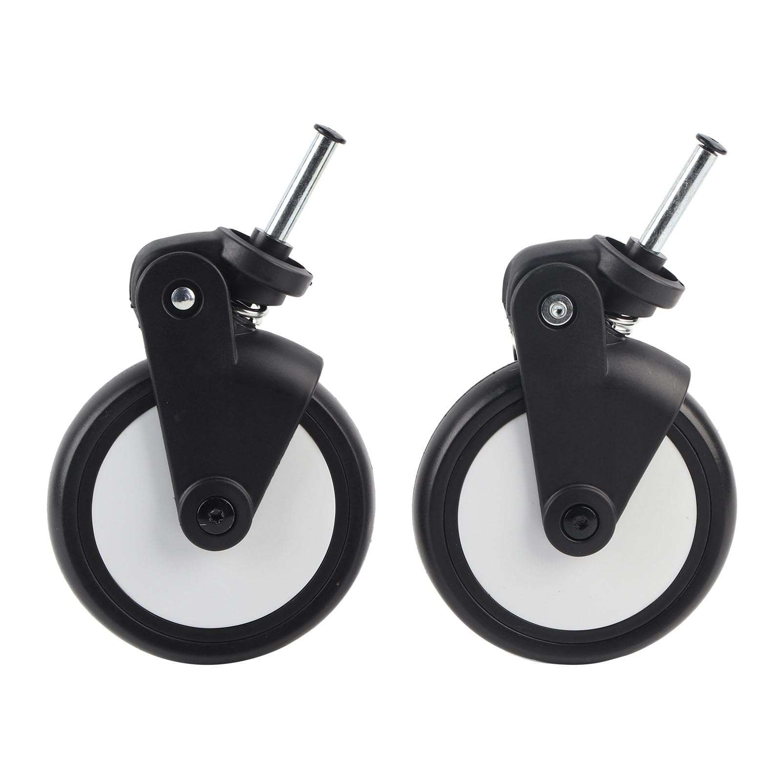 Stroller Replacement Wheels - Durable Rubber Wheels for Baby Strollers & Kids Carriages | Perfect for Smooth Rides on Pavement, Grass & Uneven Terrain