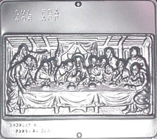 Religious Last Supper Chocolate Candy Mold 406 - Perfect for Easter, Christmas, and Bible-Themed Desserts