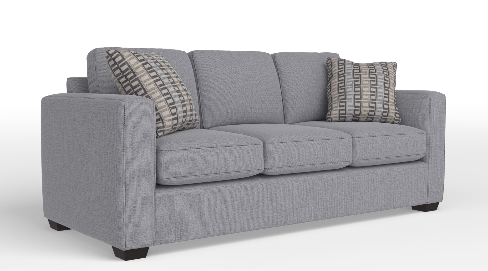 Caleb Queen Sofa Bed with Innerspring Mattress - Safari Light Grey | Convertible Sleeper Sofa for Small Spaces | Perfect for Guest Rooms, Apartments & Home Offices