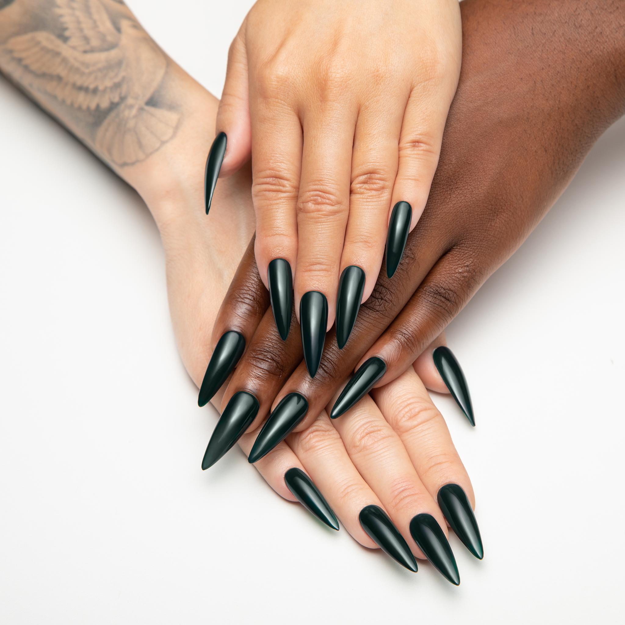 Apres Gel Polish Color - Pine & Fir Green Nail Polish for Manicures & Pedicures | Perfect for Fall & Winter Nail Art Designs