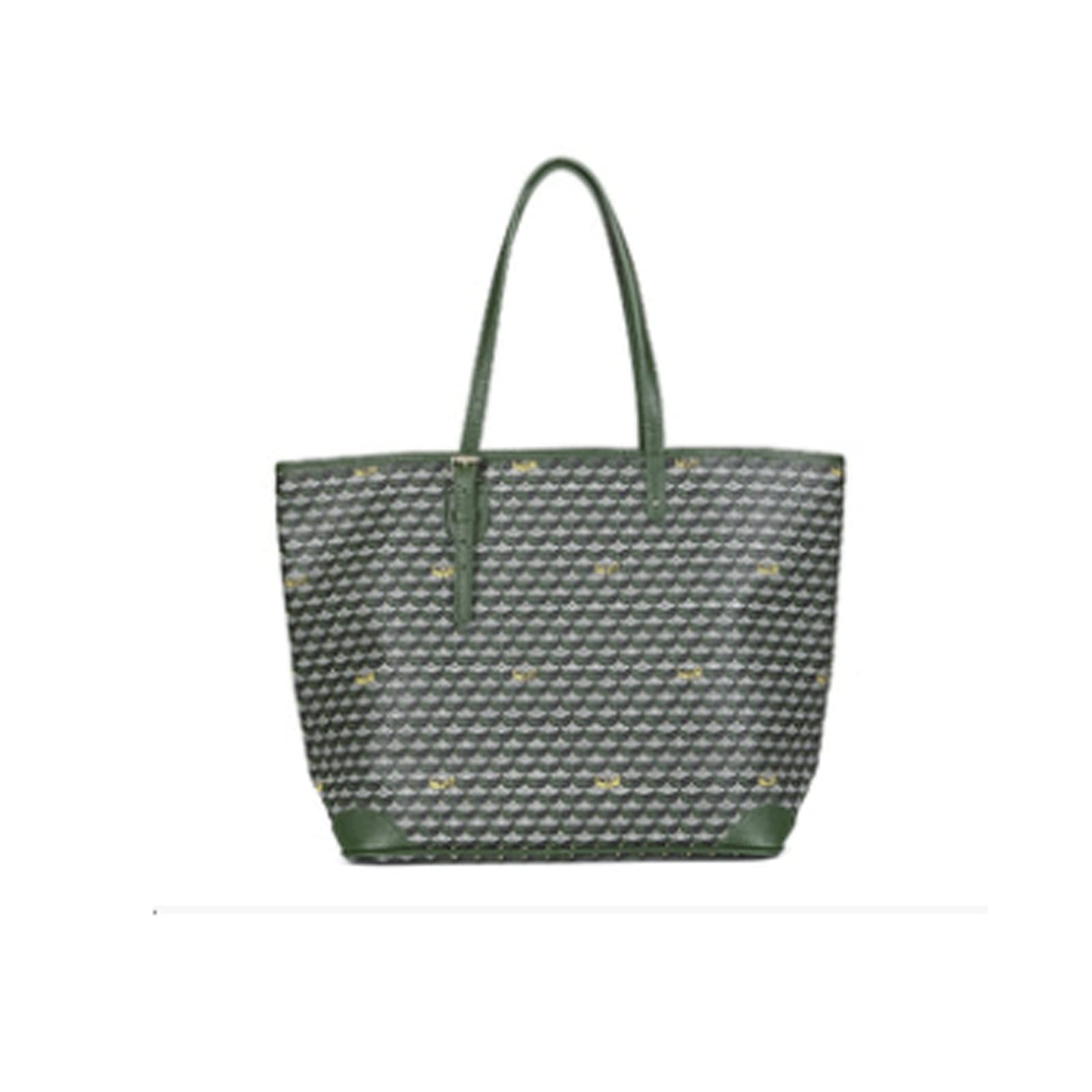 Stylish PU Leather Tote Bag for Women - Large Capacity Shoulder Handbag (Medium Size, Color B) - Perfect for Work, Travel & Shopping