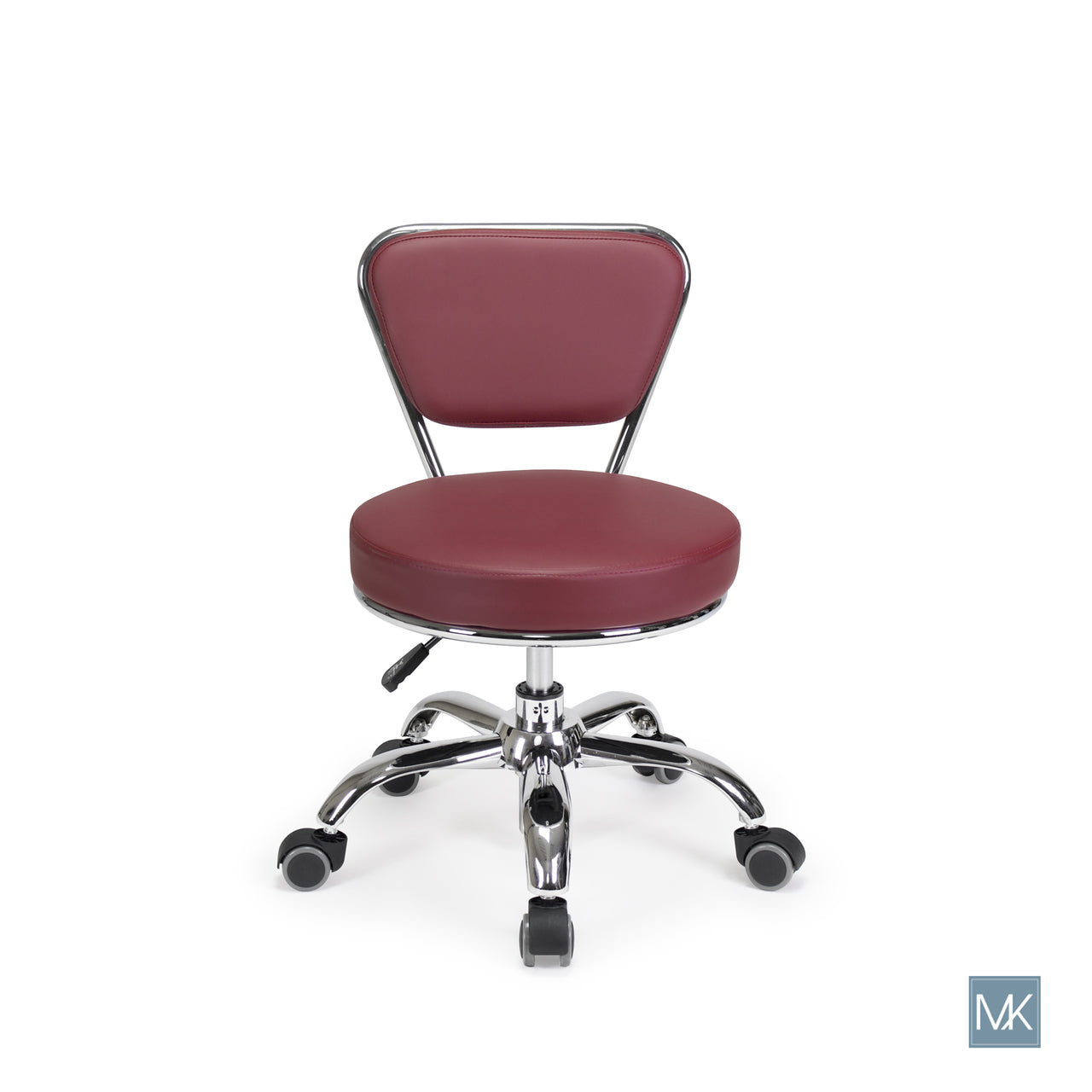 Premium Dayton Pedicure Stool with Adjustable Height - Ergonomic Footrest for Salon & Home Spa - Perfect for Manicurists, Nail Technicians & At-Home Pedicures